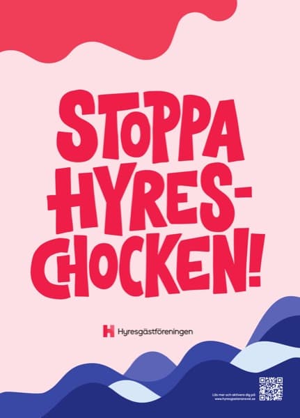 Förhandsgranskning: Poster — Stoppa hyreschocken (ljus)